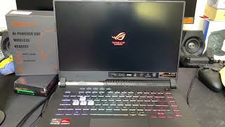 My Asus ROG STRIX G15 Advantage Edition boot animation and time #shorts