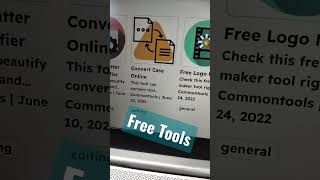 Free tools