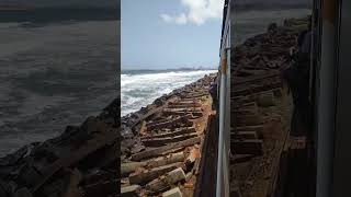 Coastal Railway Line #srilankatrain #railway #class8 #seaside 🇱🇰