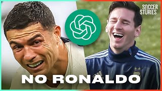 Chat GPT Picks The Best XI Of All Time And Ronaldo Is Not In It