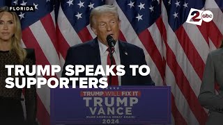 FULL SPEECH: Trump declares victory in election night speech