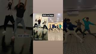 girls vs boys dancing trending reels