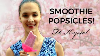 DIY Healthy Summer Treat: Smoothie Popsicles!