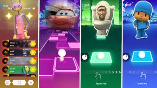 Jax vs Paw Mater vs Skibidi Toilet vs Pocoyo  tiles hop