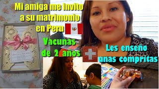 MI AMIGA ME INVITO A SU MATRIMONIO EN PERÚ + LLEVE A MI HIJO AL PEDIATRA / PERUANA EN SUIZA