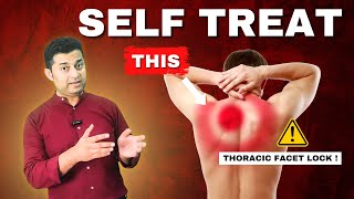 DIY - SELF HELP EXERCISE TO RELIEVE ACUTE THORACIC PAIN AND DEEP BREATHING DIFFICULTY