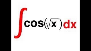 integral of cos(sqrtx)