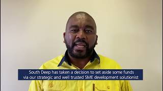 Thina Sonke  Siyi South Deep - Meet Felani Masilela  Unit Manager Contracting, Procurement