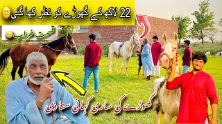 Horse videos | 22 lack ka horse ko nazar kha gai | Horse mandi Pakistan | Ghorda mandi