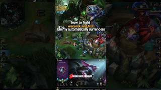 How to fight warwick and fizz the enemy automatically surrenders #wildrift #shorts #youtubeshorts