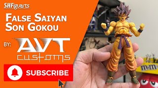 Dragon Ball Z False Super Saiyan Goku Custom Figure