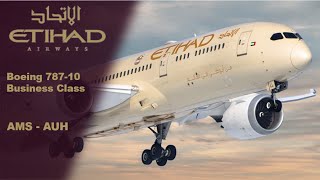 SMARTEST Business Class in the sky? ETIHAD B787-10 Amsterdam to Abu Dhabi.