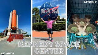 Visiting Kennedy Space Center for the first time.