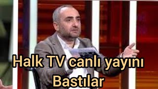 Halk TV canlı yayını bastılar İsmail saymaz açıklama yapıyor