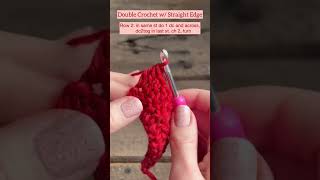 Double Crochet with Straight Edge🧶 Crochet, Garden, Repeat