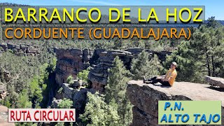 BARRANCO DE LA HOZ, Corduente (Guadalajara). Ruta de Senderismo circular