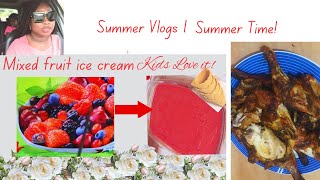 Ultimate Summer Vlog: Homemade Ice Cream & BBQ Chicken!