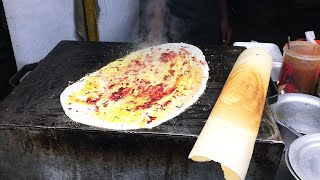 Super Crispy Dosa Making | Indian Street Food | Dosa & Momos Selling