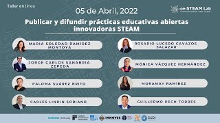 Taller: Publicar y difundir prácticas educativas abiertas innovadoras STEAM | Sesión 1