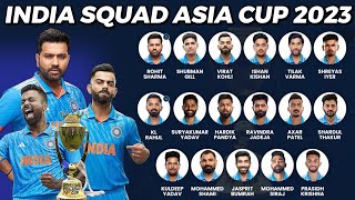 INDIA SQUAD FOR ASIA CUP 2023 ANNOUNCED || Chahal,Samson dropped