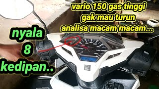 penyebab Vario 150 brebet gas tinggi analisa sensor TP Ternyata bukan