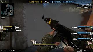 CSGO 1 VS 3 inferno ace