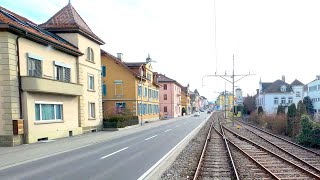 ★ 4K 🇨🇭Lenzburg - Seetal - Luzern cab ride, Switzerland [02.2020]