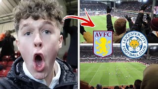 Villa Park Goes CRAZY as Aston Villa BEAT Leicester City (2-1)