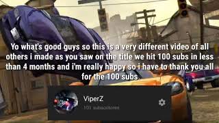 Thanks for 100 Subs