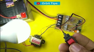 I turn old 12-0-12 transformer into mini inverter | DIY DC 12V TO 230V AC INVERTER