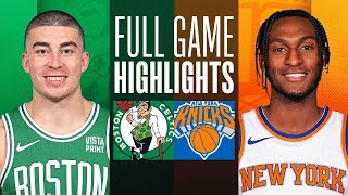 Boston Celtics vs. New York Knicks Full Game Highlights | Oct 9 | 2023 NBA Preseason