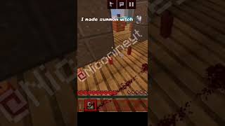 I made summon witch 👁️👄👁️💨💨😤💀 #trending #viral #shorts#ytshorts #funny#coemminecraft #shortsyoutube