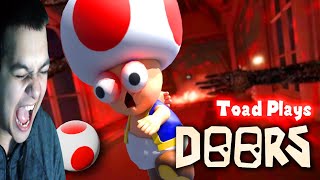 TOAD PLAYS ROBLOX DOORS FOR THE FIRST TIME - REACTIONS