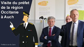 Visite du préfet de la région Occitanie à Auch