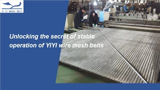 Unlocking the secret of stable operation of YIYI wire mesh belts