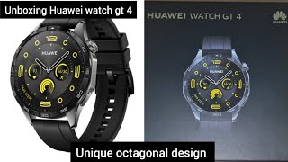 Unboxing Huawei watch GT4 | Elegant design with unique features