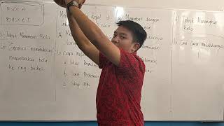 PENYAMPAIAN MATERI PJOK DI KELAS : BOLA BASKET (TEKNIK MENEMBAK DAN MENANGKAP BOLA)