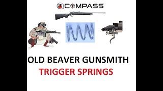 Thompson Center Compass Trigger Job Fix Pull Springs Lighter Old Beaver Gunsmith