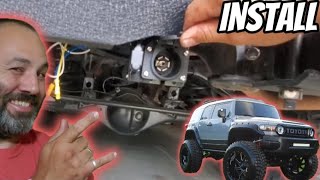 Toyota FJ Cruiser 4 to 7 pin trailer plug install