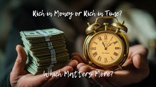 Rich vs. Wealthy: The True Value of Time Over Money 💸💰💵🆚️⏳️⏰️🕑inspired by Margaret Bonnano quote