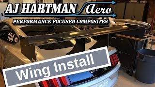 AJ Hartman Aero Mustang Wing Install