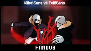 Fandub - Killer!Sans vs Fell!Sans (Animation)