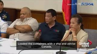 PRESIDENT DUTERTE VS. CANADA!