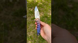 Medford Praetorian Slim Drop Point Bronze Violet Fade Titanium S45VN