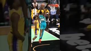 BRANDON MILLER DUNK! and the Hornets announcer went crazy #nba #charlottehornets #brandonmiller