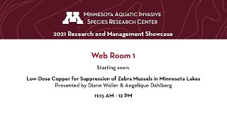 2021 Showcase |  Low dose copper for zebra mussel suppression