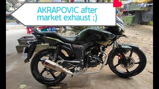 Akrapovic after market exhaust for any bike