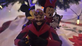 Sonic The Hedgehog 3 Ivo Robotnik Action Figure And Mickey And Minnie Mouse Hallmark Ornaments