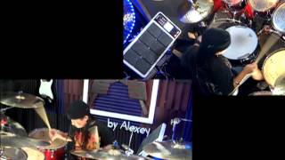 La Villa Strangiato by RUSH - Drum cover by 10 year old ALEXEY DCfeedback4u