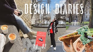 design diaries ep_02 // semesterbeginn meines 4. semesters, neue kurse + lesen im park